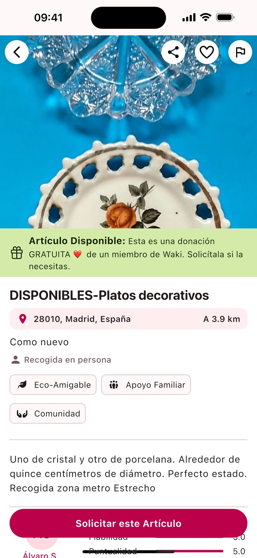 Pantalla de Waki: Conecta con alguien
