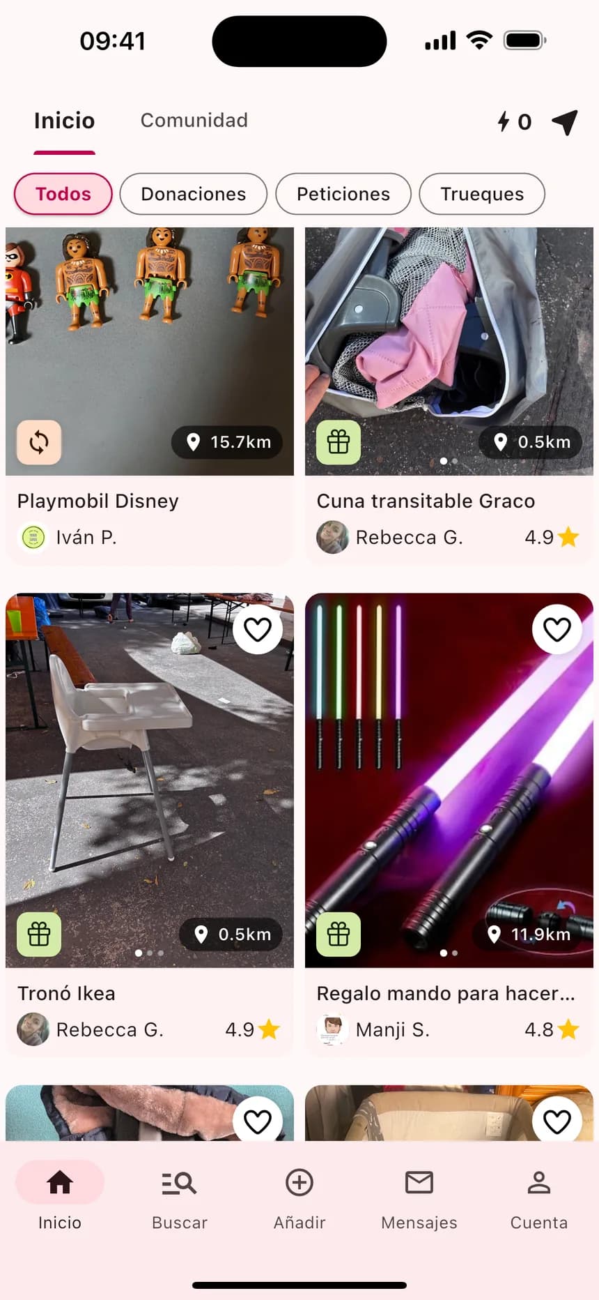 Tu comunidad de segunda mano en una app circular