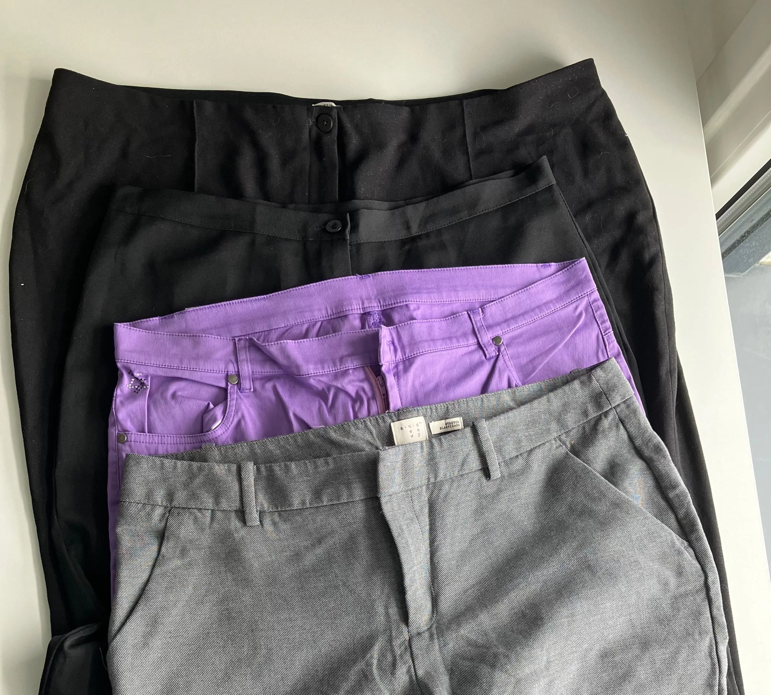 Second hand clothes A collection of second-hand clothing fast fashion